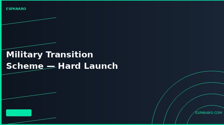 Espanaro Military Transition Scheme (EMTS) Hard Launch