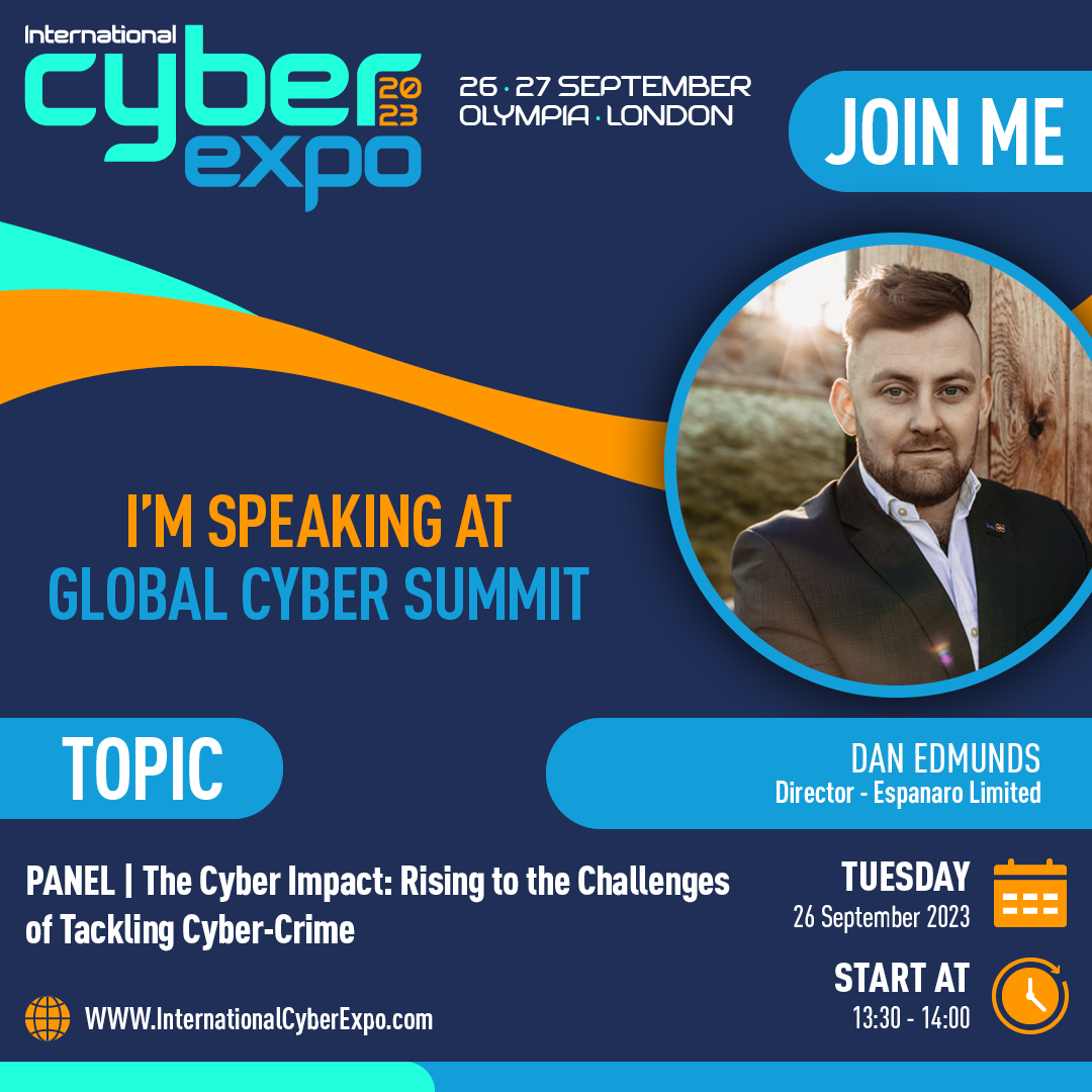 CEO, Dan, Takes Center Stage at International Cyber Expo 2023 to Unveil Cutting-Edge Solutions Against Cyber-Crime